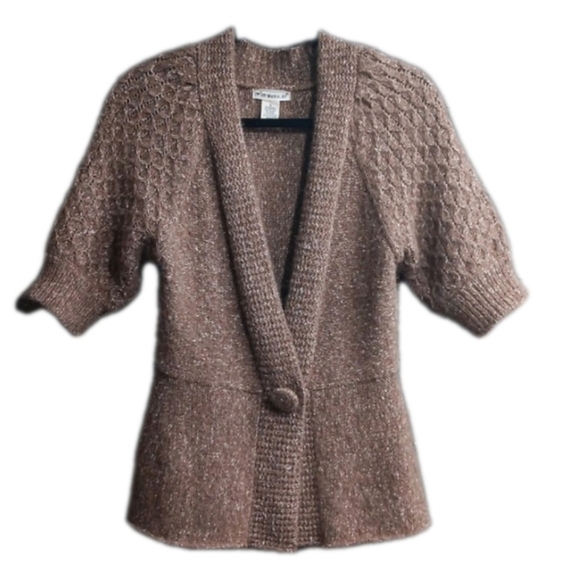 if it were me Sweaters - if it were me Brown Women's Cardigan Sweater